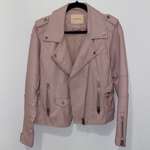 Blank NYC Jackets & Blazers - Pink leather jacket
